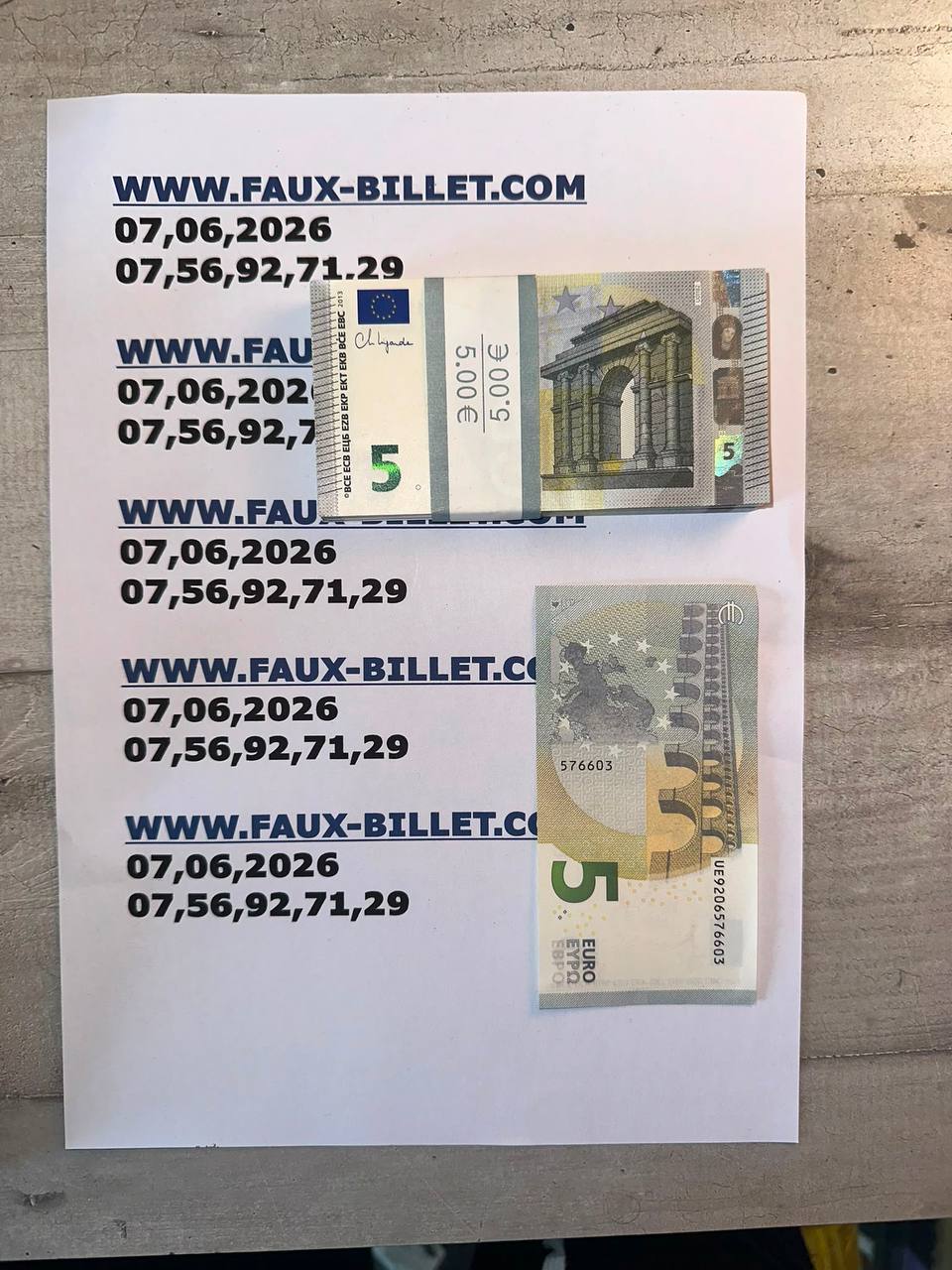 Billets d’accessoirisme pour théâtre